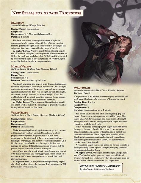 best spells for arcane trickster 5e.